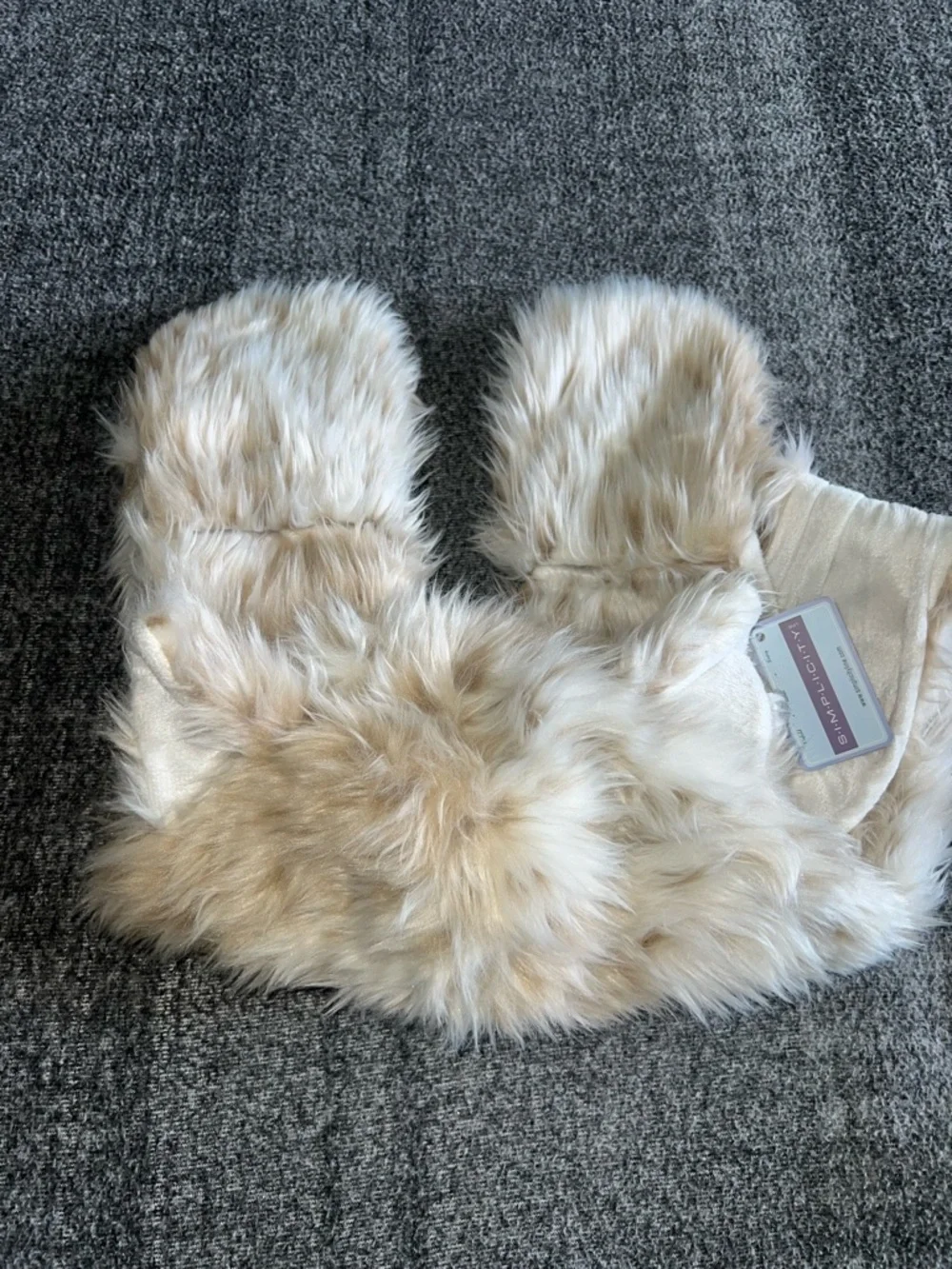 Leopard 3 In 1‎ Lovely Animal Beanie Cosplay Hat Scarf W/Paw Mittens